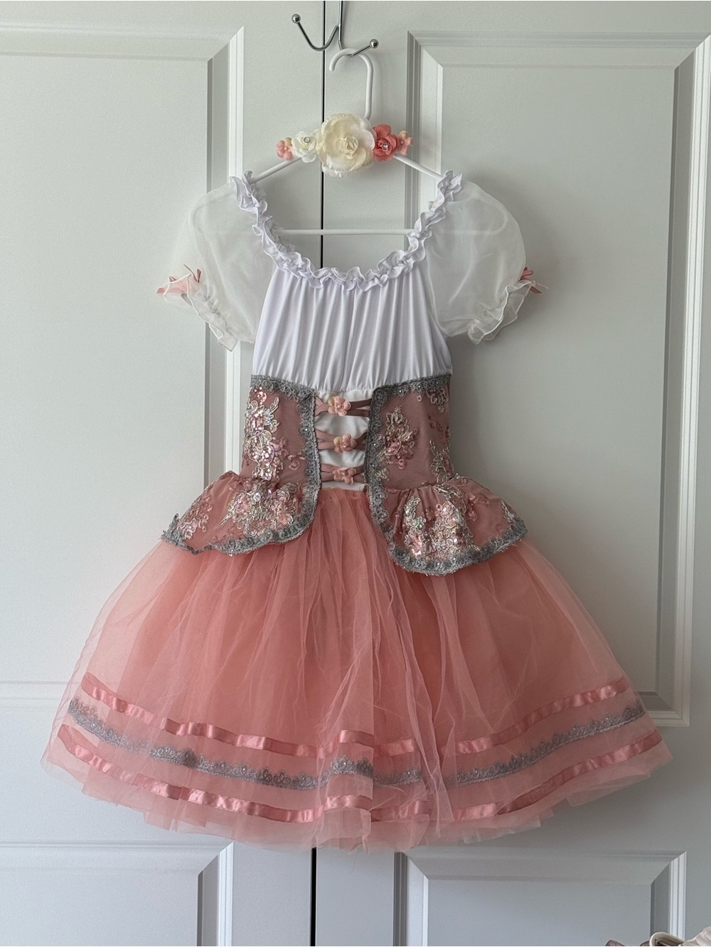 *Like New- Weissman Girls Blush Gizelle Waltz Tutu Dance Costume- LC